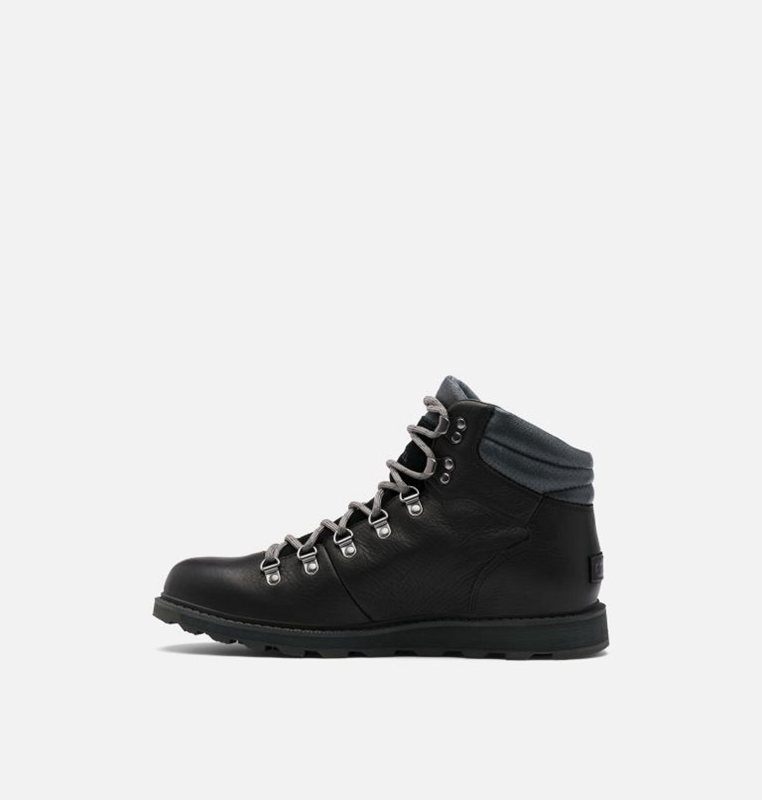 Mens Booties Black - Sorel Madson™ II Hiker - 649-OSGVDZ